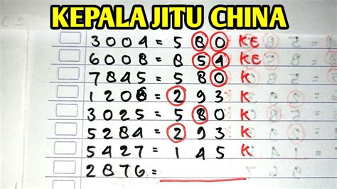 Prediksi China Agustus Prediksi China Hari Ini Rumus China