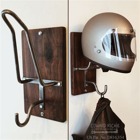 Wholesale Online Wall Mount Motorcycle Hat Helmet Display Holder Stand Coats Rack Hanger As One