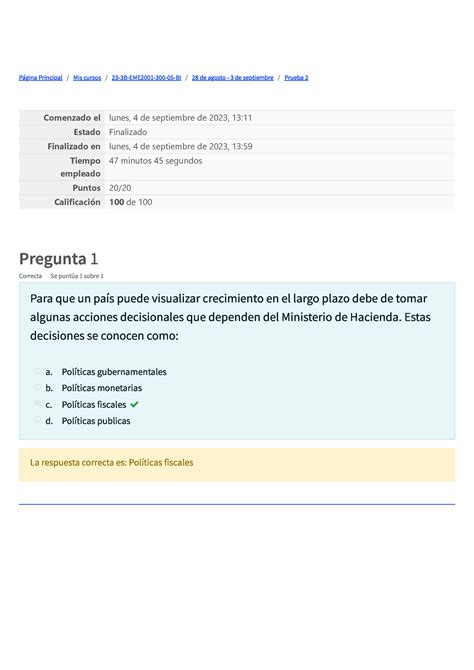 Prueba Entornos Macroeconomicos Jai P Gina Principal Mis Cursos