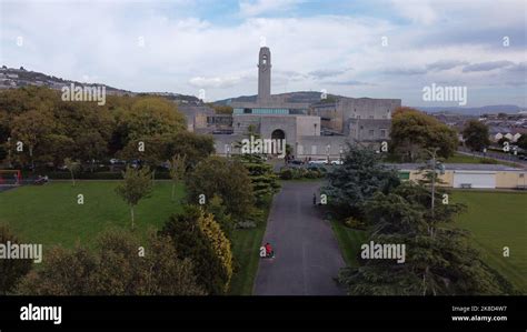 Aerial photo Swansea Guildhall and The Brangwyn Hall - Autumn 2022 Stock Photo - Alamy