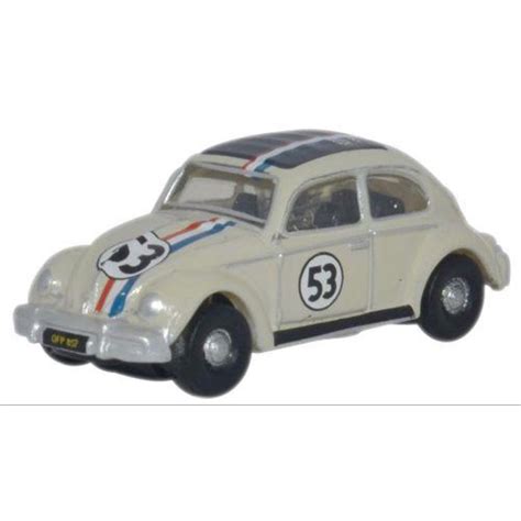 Oxford Die Cast Nvwb001 N Gauge Vw Beetle Herbie Inside Line Models