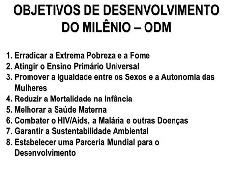 Objetivos De Desenvolvimento Do Mil Nio O Desafio Dos Relat Rios