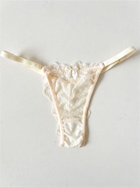 Calcinha De Regulagem Marfim Site Exclusivo De Lingerie