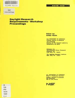 Fillable Online Nvlpubs Nist Office Design Measurements For