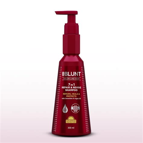 Buy Bblunt 7 In 1 Repair And Revive Shampoo For Upto 100 Damage Repair 300ml Addresses 7