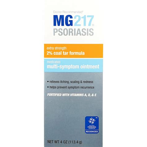 Mg217 Psoriasis Medicated Multi Symptom Ointment 4 Oz Hargraves