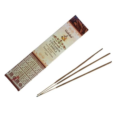 Incenso Goloka Cinnamoon Canela Ayurvedic Vareta