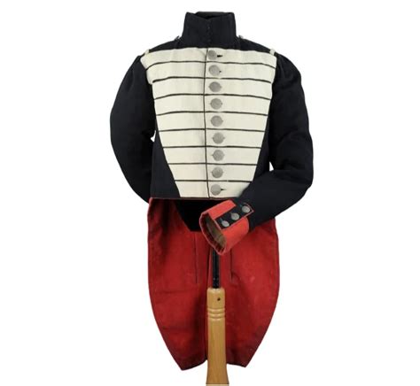 Prussian Napoleonic Coat Buy New Uniforms Coatblackwhite Lapel Wool