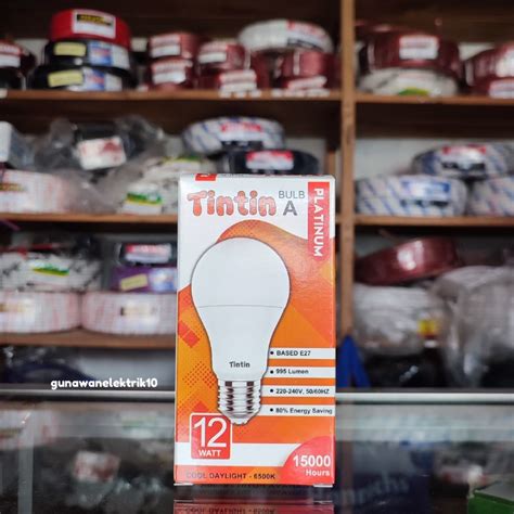 Jual Lampu Led Tintin Platinum Watt Garansi Tahun Tin Tin