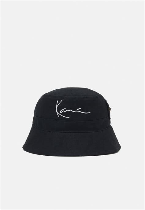 Karl Kani Signature Zip Bucket Hat Black Unisex Hat Black Zalando