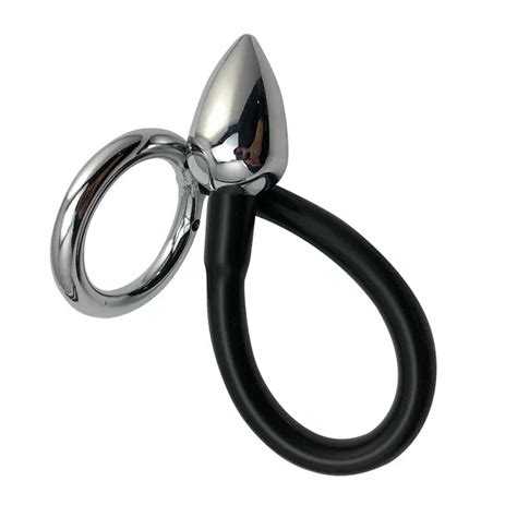 Anillo Met Lico Para Pene De Acero Inoxidable Tap N Anal Masaje De