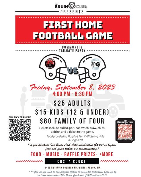 Community Tailgate Party Friday September 8, 2023 - White Salmon Washington EXPLORE! - Columbia ...