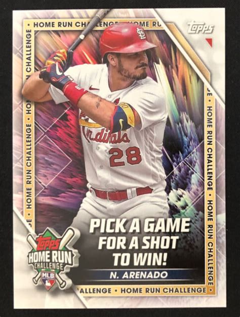 Topps Series Home Run Challenge Code Card Hrc Nolan