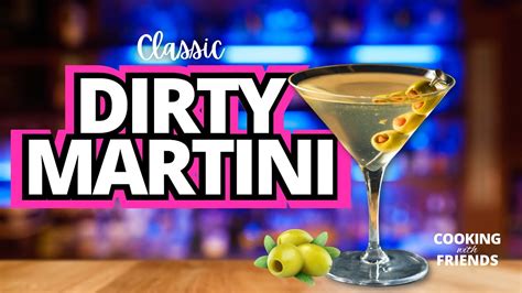 Dirty Martini Cocktail Recipe With Flair Bartender Mixology Youtube