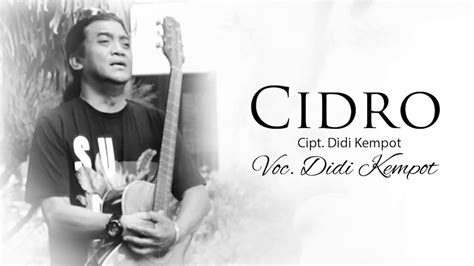 Didi Kempot Cidro Dangdut Official Music Video Youtube