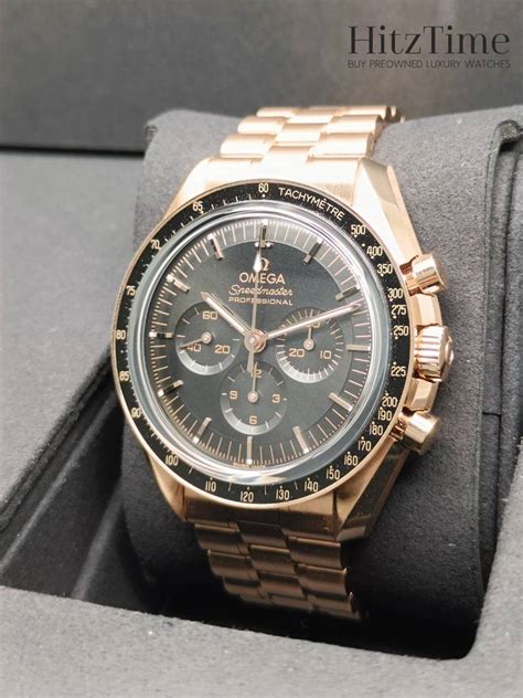 Omega Speedmaster Moonwatch 42mm Sedna Gold 18k Ref 310 60 42 50 01 001