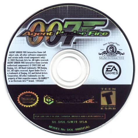 007 Agent Under Fire Cover Or Packaging Material MobyGames