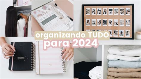 ORGANIZANDO MINHA VIDA PARA 2024 30 minutos de organização