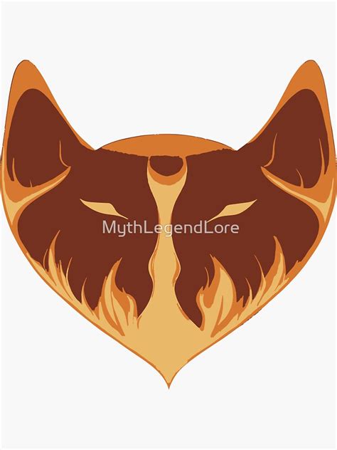 Fire Cat Sticker For Sale By Mythlegendlore Redbubble