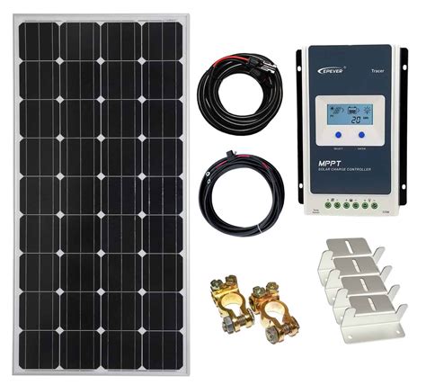 150w Mono Solar Panel Kit 12V 24V With MPPT Controller K4M Low