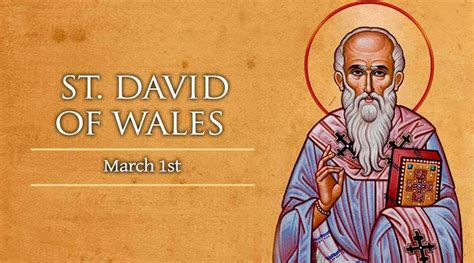 St David Of Wales Saint David Of Wales Wales Catholic News