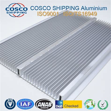 Custom Aluminium Profile Cnc Machining Anodized Aluminum Extrusion Heat Sink Panel China