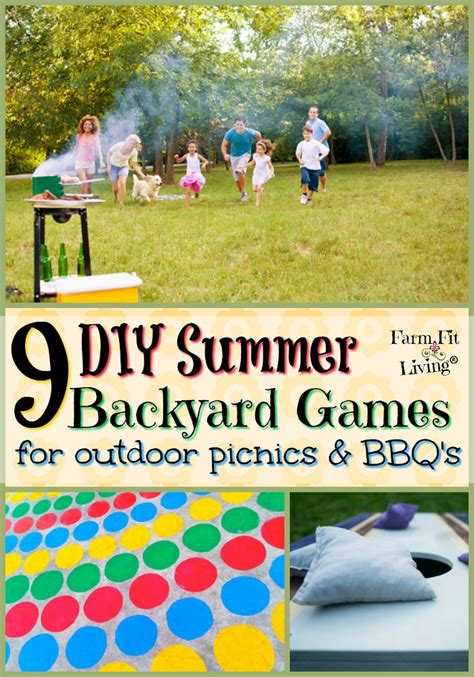 9 DIY Summer Backyard Games for Outdoor Picnics and BBQ's