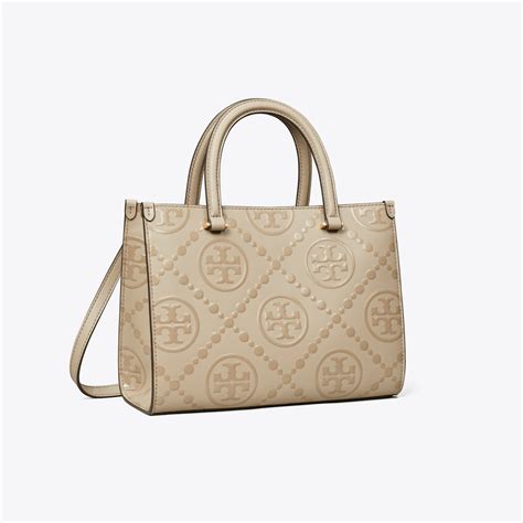 Gepr Gte Tote Bag Mit T Monogramm Und Tragegriff Oben Damen Taschen