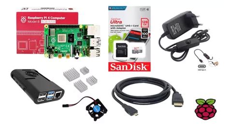 Kit Completo Raspberry Pi Pi Model B Gb Ram Sd Gb