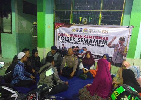 Panit Binmas Polsek Semampir Sosialisasi Spkt Door To Door Di Acara