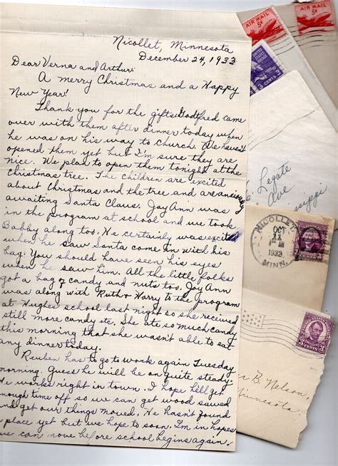 Vintage Handwritten Letters S And S Handwritten Letters With