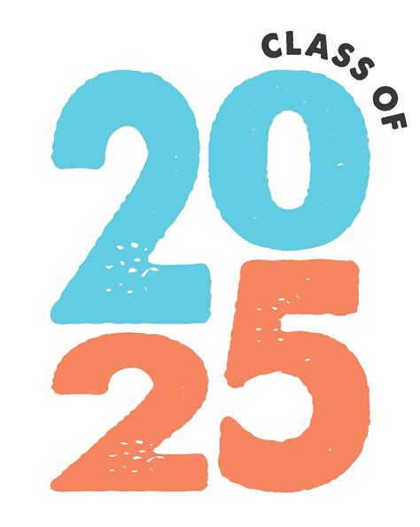 Class Of 2025 Shirt Design Big Bold Block School Graduate Vector Custom