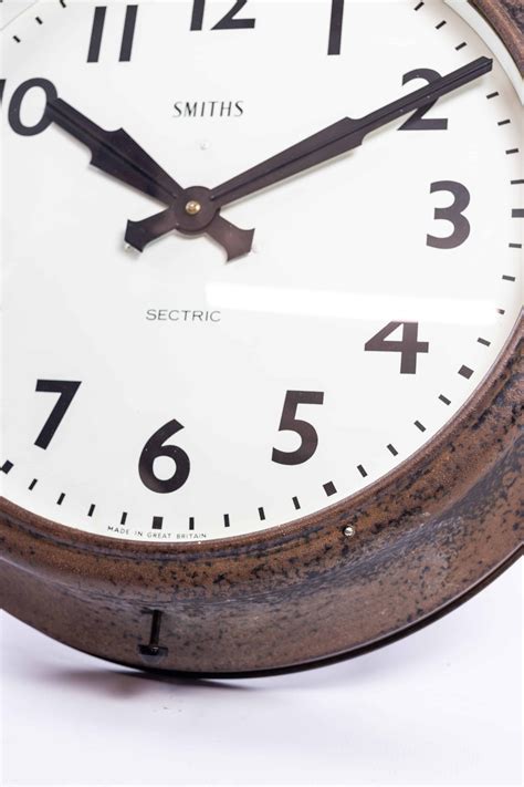 Smiths Sectric Industrial Factory Clock Antiques Workshop