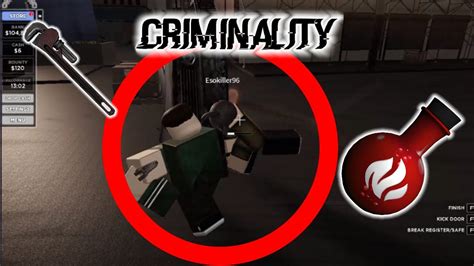 Random Crim Video Criminality Roblox Youtube