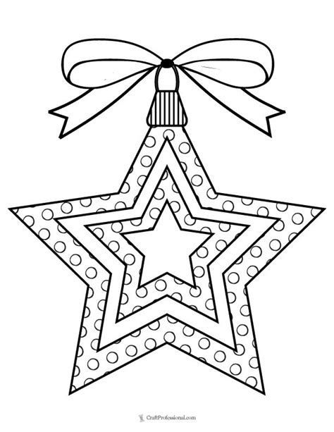 40 Christmas Coloring Pages For Adults FREE Star Coloring Pages