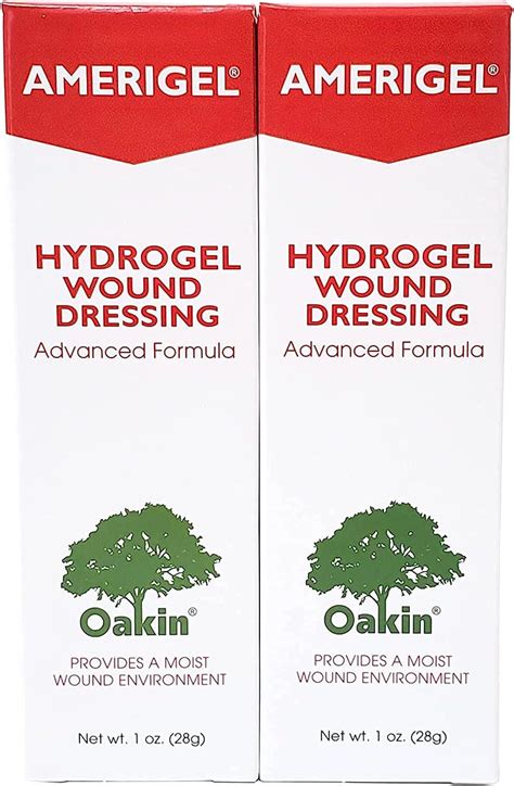 Amerigel Hydrogel Wound Dressing 1 Oz Two Pack Moisture Rich