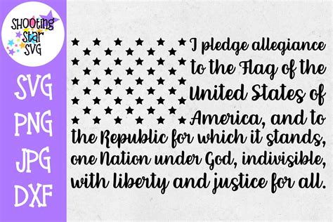 Printable Pledge Allegiance To The Flag