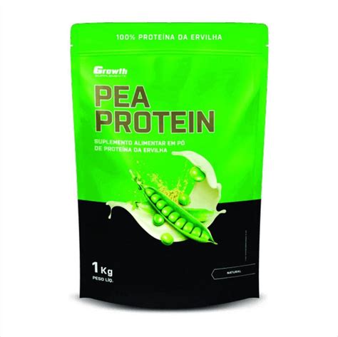 Whey Protein Vegano Growth Pea Proteina Da Ervilha 1kg Whey Protein