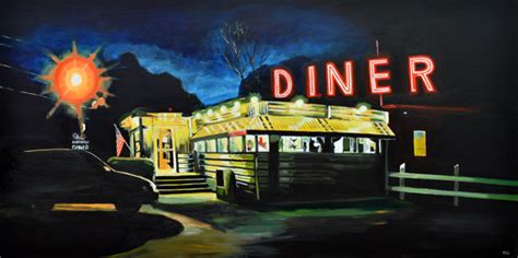 Midnight Diner Painting at PaintingValley.com | Explore collection of ...