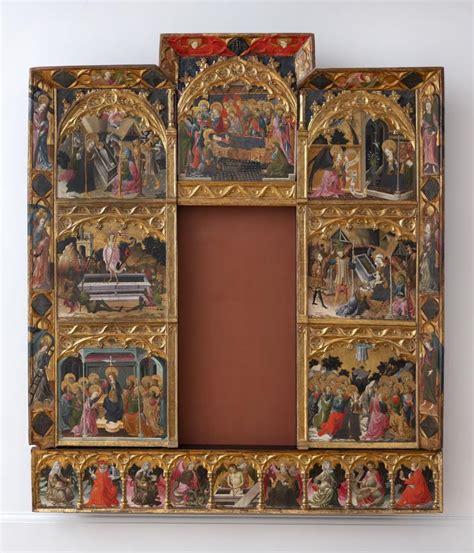 Altarpiece Of The Seven Joys Of The Virgin Mary Bilbao Fine Arts Museum