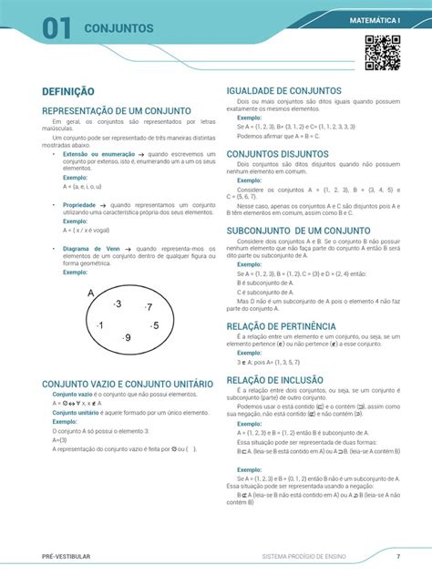 Conjuntos Matemática Pdf Conjunto Matemática Conjunto Vazio