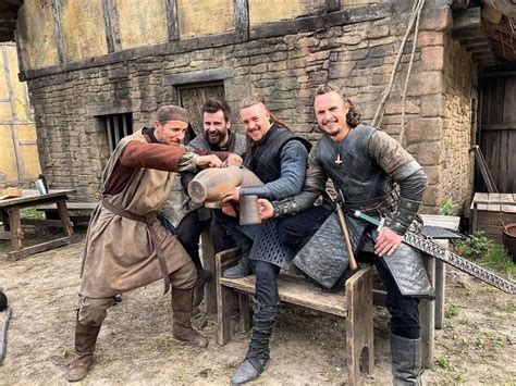 Alexander Dreymon As Uhtred Nd Right Mark Rowley As Finan Nd Left