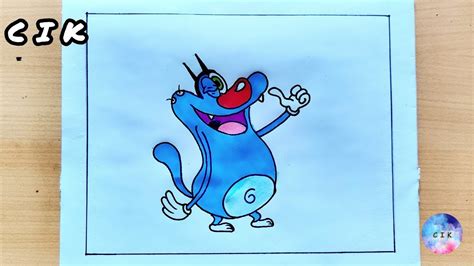 Oggy Drawing Tutorial How To Draw Oggy Easy Step By Step Oggy