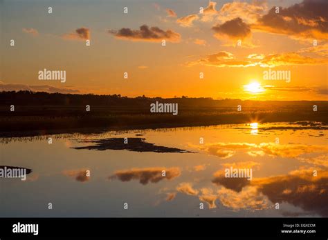 Salt Marsh Sunset Landscape Hi Res Stock Photography And Images Alamy