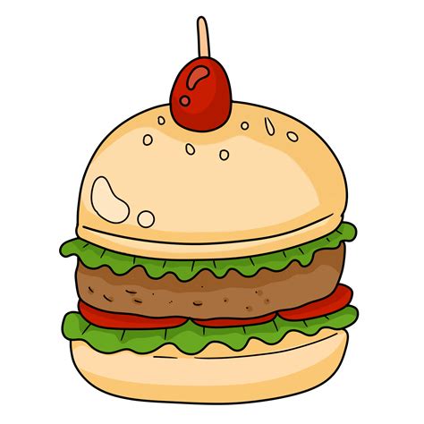 Free Burger Fast Food Karikatur 16765990 PNG With Transparent Background