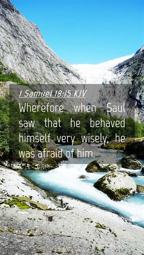 Samuel Kjv Mobile Phone Wallpaper Wherefore When Saul Saw