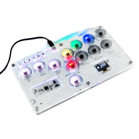Hitbox Arcade Fighting Video Game LED Flatbox Hot Swap Encoder