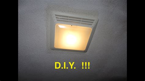 Install Bathroom Exhaust Fan With Light