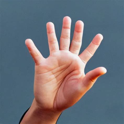 A Human Hand With 5 Fingers Stable Diffusion