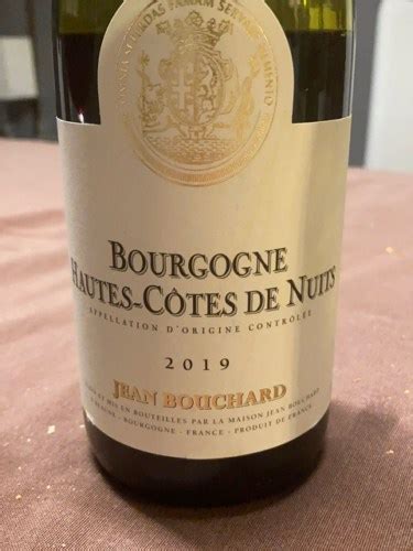 2019 Jean Bouchard Bourgogne Hautes Côtes de Nuits Rouge Vivino